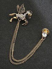 halpa Miesten solmiot ja rusetit-Miesten jouluinen rintaneula, jossa peura-, lohikäärme-, leijona- ja kruunuaiheet, metalliseosmateriaalia, juhlavia asusteita juhliin ja lahjoihin, useita kuvioita