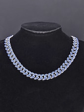 Недорогие Мужские украшения-мужское рождественское ожерелье с камнями из сплава и циркония, разных цветов, идеально подходит для праздничного образа и в качестве подарка