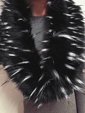 olcso sálak-Női Női sálak Utca Napi Randi Fekete Kék Sál Tiszta szín