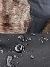 levne Dámské klobouky-Pánská vánoční čepice s kožešinovou podšívkou – nepromokavá, teplá a útulná, s detaily z umělé kožešiny, ideální na zimní dovolenou a outdoorové aktivity