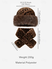 voordelige Dameshoeden-Dames Pluche hoed Hoedaccessoires Nepbont Elegant Vintage Modieus Herfst Winter