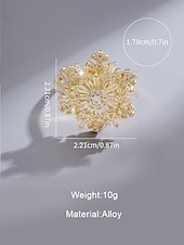 Недорогие Женские кольца-женское рождественское вращающееся кольцо в форме снежинки, регулируемое золотое и серебряное персонализированное украшение из кристаллов, элегантное праздничное коктейльное кольцо, идеально подходит для вечеринок и подарков