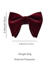 levne Svatba ACC-Pánský sametový motýlek, elegantní luxusní motýlek na formální nošení, perfektní vánoční dárek v několika barvách