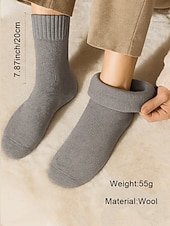 economico Guanti da uomo-calzini da uomo foderati in pile di cotone: calzini termici caldi e morbidi per l'inverno, le attività all'aperto e il comfort quotidiano