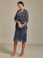 olcso Buliruhák-Női Midi ruha Váltó ruha Rakott ruha Halter ruha Elegáns Buli Előírásos Parti Esküvői vendég Koktélparty Normál Tömör szín Ujjatlan Terített nyak Sötétkék Nyár Tavasz Ősz Tél