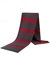 economico Cravatte e papillon da uomo-sciarpa scozzese natalizia da uomo, materiale in poliestere, vari colori, perfetta per la moda invernale e come regalo per le feste