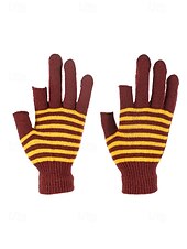 preiswerte Handschuhe für Damen-Unisex-Weihnachtsgeschenk-Touchscreen-Handschuhe, mehrfarbig, Polyestermaterial, Streifenmuster, warme Winterhandschuhe für Smartphones und Tablets, perfekt für die Weihnachtszeit