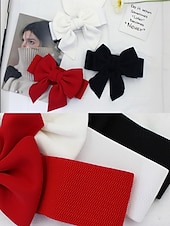 abordables Ceinture pour femme-Ceinture élastique à nœud pour femme, élégante et confortable pour les robes, accessoire de Noël parfait en plusieurs couleurs
