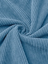 preiswerte Cordhosen T-Shirts-Herren T Shirt Cordhemd T-Shirt Kurzarm Rundhalsausschnitt Sommer Frühling Einfarbig Gestreift Grubenstreifen Mode Basic Weich Kord Urlaub Straße Alltagstauglich Schwarz Weiß Hellgrün Top T-Shirt für