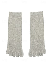 Недорогие Мужские перчатки-мужские носки из чистого хлопка – дышащие, удобные и стильные носки для повседневной носки и активного образа жизни, доступны в разных цветах