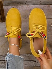 preiswerte Damenschnürschuhe-Rote Mokassin-Loafer für Damen mit Perlenschnürsenkeln – gemütliche Urlaubs-Slipper für Damen – ideal für Weihnachten, Winterkomfort und entspannte Tage