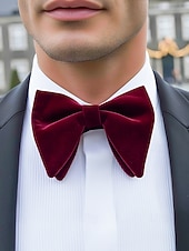 levne Svatba ACC-Pánský sametový motýlek, elegantní luxusní motýlek na formální nošení, perfektní vánoční dárek v několika barvách