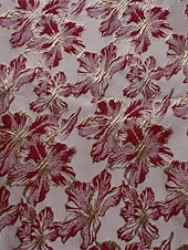 preiswerte Cocktailkleider-A-Linie Knöchellänge Cocktailkleider Partykleider Elegant Vintage Kurzarm V Ausschnitt Hochzeit Formell Jacquard mit Schleife(n) Tasche