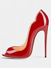 preiswerte Peep Toe Pumps-Damen Pumps mit goldenem Peep Toe und hohem Absatz, elegante Partyschuhe mit metallischem Stilettoabsatz für Weihnachtsfeiern, Abendveranstaltungen &amp;formelle Anlässe