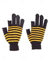 preiswerte Handschuhe für Damen-Unisex-Weihnachtsgeschenk-Touchscreen-Handschuhe, mehrfarbig, Polyestermaterial, Streifenmuster, warme Winterhandschuhe für Smartphones und Tablets, perfekt für die Weihnachtszeit
