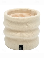 preiswerte Weihnachtsaccessoires-Herren-Winter-Halswärmer, Halstuch, Fleece-gefütterter Thermo-Schlauchschal, gemütliches Weihnachtsgeschenk für Outdoor-Sport, Skifahren und den Alltag