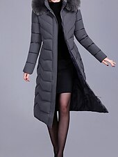 Dam Anorak Bekväm Andningsfunktion Dragkedja Ficka Knappar Pälskrage Ledigt Slät Semester Gata Ledigt Dagliga kläder Dragkedja Lång Huva Normal Långärmad Ytterkläder Svart Vin Rubinrött Vår Höst billiga Vinterparka-Dam Anorak Bekväm Andningsfunktion Dragkedja Ficka Knappar Pälskrage Ledigt Slät Semester Gata Ledigt Dagliga kläder Dragkedja Lång Huva Normal Långärmad Ytterkläder Svart Vin Rubinrött Vår Höst