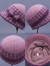 Недорогие Женские шляпы-Женский рождественский комплект из акриловой шапочки и гетры – уютный ребристый дизайн с бантом, доступен в нескольких цветах, идеально подходит для зимних каникул и торжественных случаев