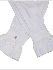 billige Antrekk-Sett retro vintage viktoriansk middelaldersk skjorte trench coat vampyr adelsmann jacquard fancy dress Menns Ebenezer Scrooge nisse Halloween karneval forestilling Ren Faire fest voksnes frakk