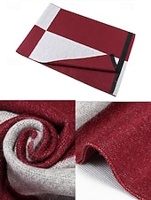 economico Cravatte e papillon da uomo-sciarpa scozzese natalizia da uomo, materiale in poliestere, vari colori, perfetta per la moda invernale e come regalo per le feste