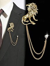 halpa Miesten solmiot ja rusetit-Miesten jouluinen rintaneula, jossa peura-, lohikäärme-, leijona- ja kruunuaiheet, metalliseosmateriaalia, juhlavia asusteita juhliin ja lahjoihin, useita kuvioita