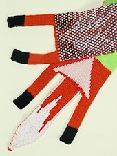 abordables Foulards pour femmes-Écharpe en tricot de renard pour femme, cache-cou d'hiver en forme d'animal mignon, châle de dessin animé doux et coloré pour vêtements décontractés, cadeaux d'extérieur et de vacances