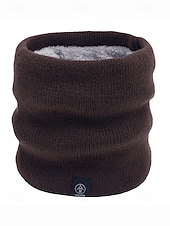 preiswerte Weihnachtsaccessoires-Herren-Winter-Halswärmer, Halstuch, Fleece-gefütterter Thermo-Schlauchschal, gemütliches Weihnachtsgeschenk für Outdoor-Sport, Skifahren und den Alltag