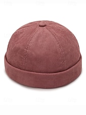 Недорогие Женские шляпы-мужская вельветовая шапка-бини с регулируемым ремешком, ретро-матросская шапка в нескольких цветах, теплая зимняя шапка для рождественских нарядов, уличной одежды и повседневной носки