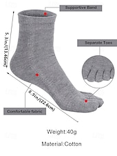 Недорогие Мужские перчатки-мужские носки из чистого хлопка – дышащие, удобные и стильные носки для повседневной носки и активного образа жизни, доступны в разных цветах