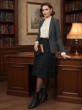 tanie Wiktoriański i Edwardiański-damskie czarne, sznurowane botki typu „wiedźma”, z zamkiem błyskawicznym i ćwiekami, na grubym obcasie w stylu vintage z lat 20. XX wieku, idealne na imprezę, wieczór i specjalne okazje