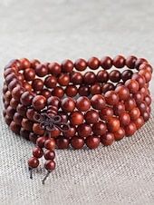 abordables Bijoux pour hommes-Bracelet de perles en bois multicouche pour homme, bracelet de prière mala vintage, bijoux fantaisie multicolores, cadeau de Noël unique pour un usage quotidien et les fêtes