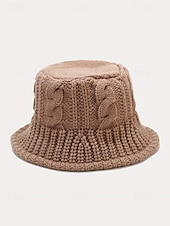 abordables Chapeaux pour femmes-Chapeau bob en tricot de Noël pour femme, chapeau d'hiver en tricot torsadé chaud pour femme, bonnet doux et confortable pour les vacances, les vêtements d'extérieur et décontractés