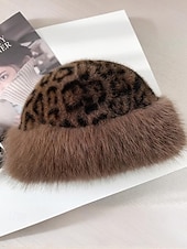 voordelige Dameshoeden-Dames Pluche hoed Hoedaccessoires Nepbont Elegant Vintage Modieus Herfst Winter