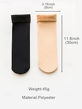 رخيصةأون جوارب نسائية-مجموعة جوارب حرارية مبطنة بالصوف للنساء، جوارب شتوية ناعمة ودافئة بألوان متعددة، هدية عيد ميلاد مريحة للطقس البارد والارتداء المنزلي