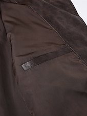 preiswerte Kunstlederjacke-Herren Kunstlederjacke Bikerjacke Motorradjacke Urlaub Täglich Winddicht Warm Tasche Frühling Herbst Einfach Mode Klassisch Revers Regulär Schwarz Kaffee Jacken