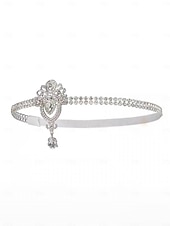 economico Accessori per capelli da donna-Cerchietto flapper da donna anni '20 con strass - accessorio per capelli vintage in stile Gatsby con perline di cristallo per feste retrò, matrimoni o eventi in costume