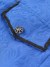 billige Antrekk-Sett retro vintage viktoriansk middelaldersk skjorte trench coat vampyr adelsmann jacquard fancy dress Menns Ebenezer Scrooge nisse Halloween karneval forestilling Ren Faire fest voksnes frakk