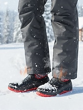  Damskie, zielone, wodoodporne, wsuwane buty zimowe z ciepłą, polarową podszewką – wytrzymałe, antypoślizgowe buty do ogrodu i chodzenia na świeżym powietrzu