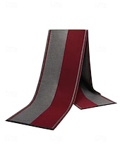 economico Cravatte e papillon da uomo-sciarpa scozzese natalizia da uomo, materiale in poliestere, vari colori, perfetta per la moda invernale e come regalo per le feste