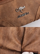 billiga Crossbodyväskor-Damväska i brunt konstläder med flera dragkedjefickor, vintage avslappnad axelväska, lätt axelväska för dagligt bruk, resor och shopping