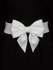 abordables Ceinture pour femme-Ceinture élastique à nœud pour femme, élégante et confortable pour les robes, accessoire de Noël parfait en plusieurs couleurs