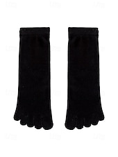 Недорогие Мужские перчатки-мужские носки из чистого хлопка – дышащие, удобные и стильные носки для повседневной носки и активного образа жизни, доступны в разных цветах