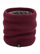 preiswerte Weihnachtsaccessoires-Herren-Winter-Halswärmer, Halstuch, Fleece-gefütterter Thermo-Schlauchschal, gemütliches Weihnachtsgeschenk für Outdoor-Sport, Skifahren und den Alltag