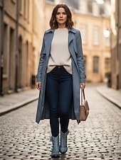 رخيصةأون جزمة الكاحل-حذاء نسائي من الجلد الأحمر بكعب متوسط وتطريز زهور - حذاء قصير كلاسيكي بكعب متوسط للملابس الكاجوال والأنيقة