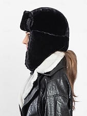 preiswerte Hüte-Damen Hut Wintermützen Warm Straße Täglich Wochenende Einfarbig Einfarbig