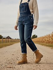 cheap Combat Boots-Women's Light Brown Lace-Up Combat Boots – Classic Vintage Style, Durable Outdoor Footwear for Hiking, Work and Everyday Wear
