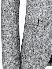 preiswerte Herren Klassische Blazer-Herren Blazer Geschäft Cocktailparty Hochzeitsfeier Mode Lässig Frühling Herbst Polyester Einfach Tasche Knöpfe Bequem Einreihig Blazer Schwarz Marineblau Grau