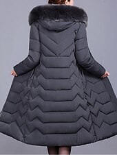 Dam Anorak Bekväm Andningsfunktion Dragkedja Ficka Knappar Pälskrage Ledigt Slät Semester Gata Ledigt Dagliga kläder Dragkedja Lång Huva Normal Långärmad Ytterkläder Svart Vin Rubinrött Vår Höst billiga Vinterparka-Dam Anorak Bekväm Andningsfunktion Dragkedja Ficka Knappar Pälskrage Ledigt Slät Semester Gata Ledigt Dagliga kläder Dragkedja Lång Huva Normal Långärmad Ytterkläder Svart Vin Rubinrött Vår Höst