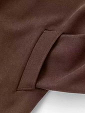 billige Trenchcoat for menn-Herre Ytterfrakk Trenchcoat Lang trenchcoat Feriereise Daglig Høst Vinter Polyester Vindtett Yttertøy Klær Mote Klassisk عادي Lomme Knaphul Enkeltkneppet