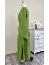 Χαμηλού Κόστους Φόρεμα-Ρετρό / Βίντατζ Μεσαίωνα Αναγέννησης Φορέματα Φανταστική φορεσιά Φόρεμα τουνίκ Βίκινγκ Ranger Φανταχτερή Φόρεμα Γυναικεία Κέλτικα Βίκινγκ Απόκριες Επίδοση LARP Ρεν Φερ Ενηλίκων Φόρεμα